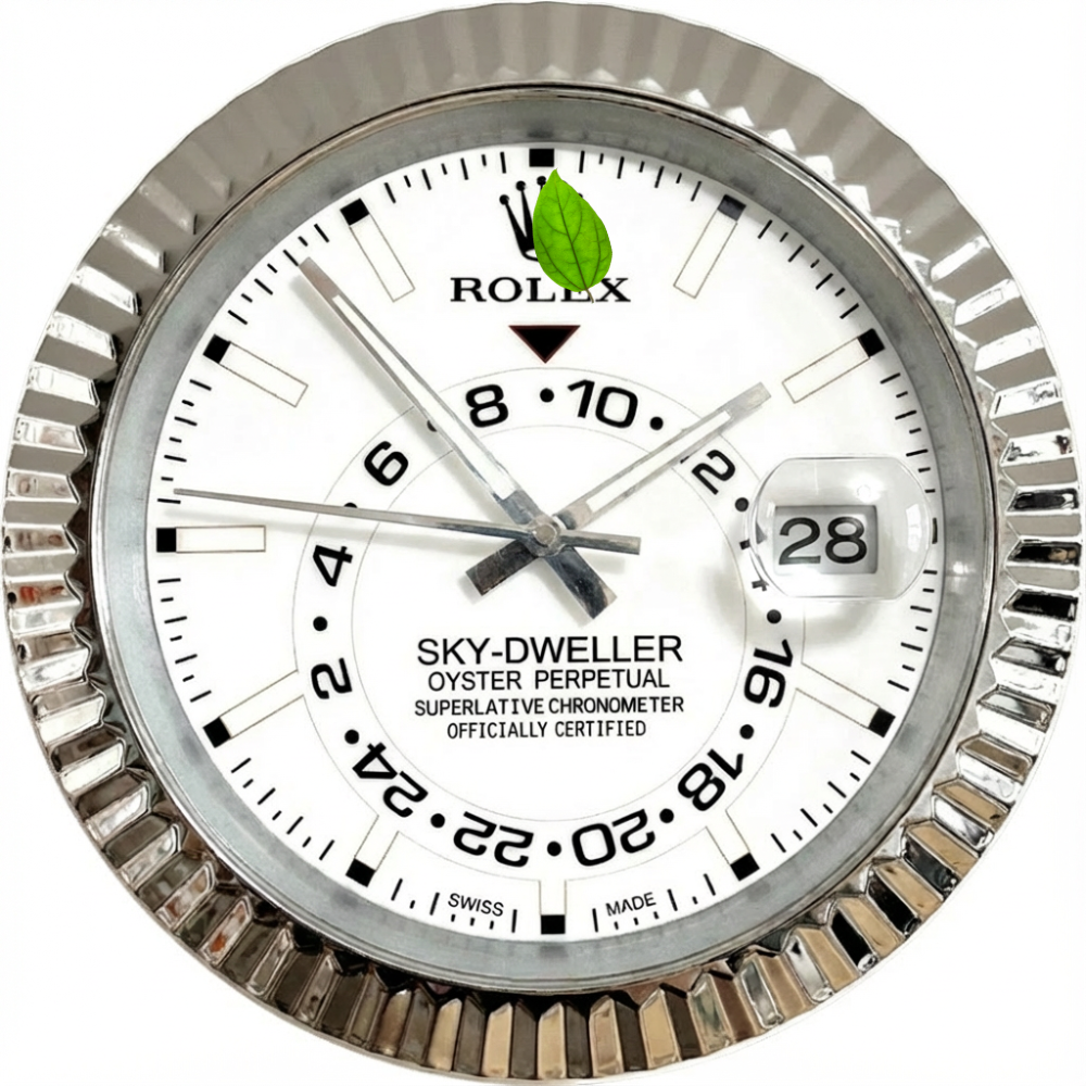 SKY-DWELLER STYLE WHITE AND SILVER
