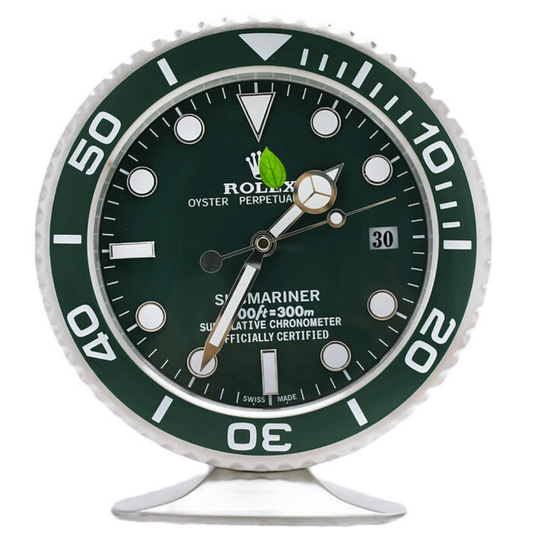 Horloge de bureau Submariner Hulk, Full Green