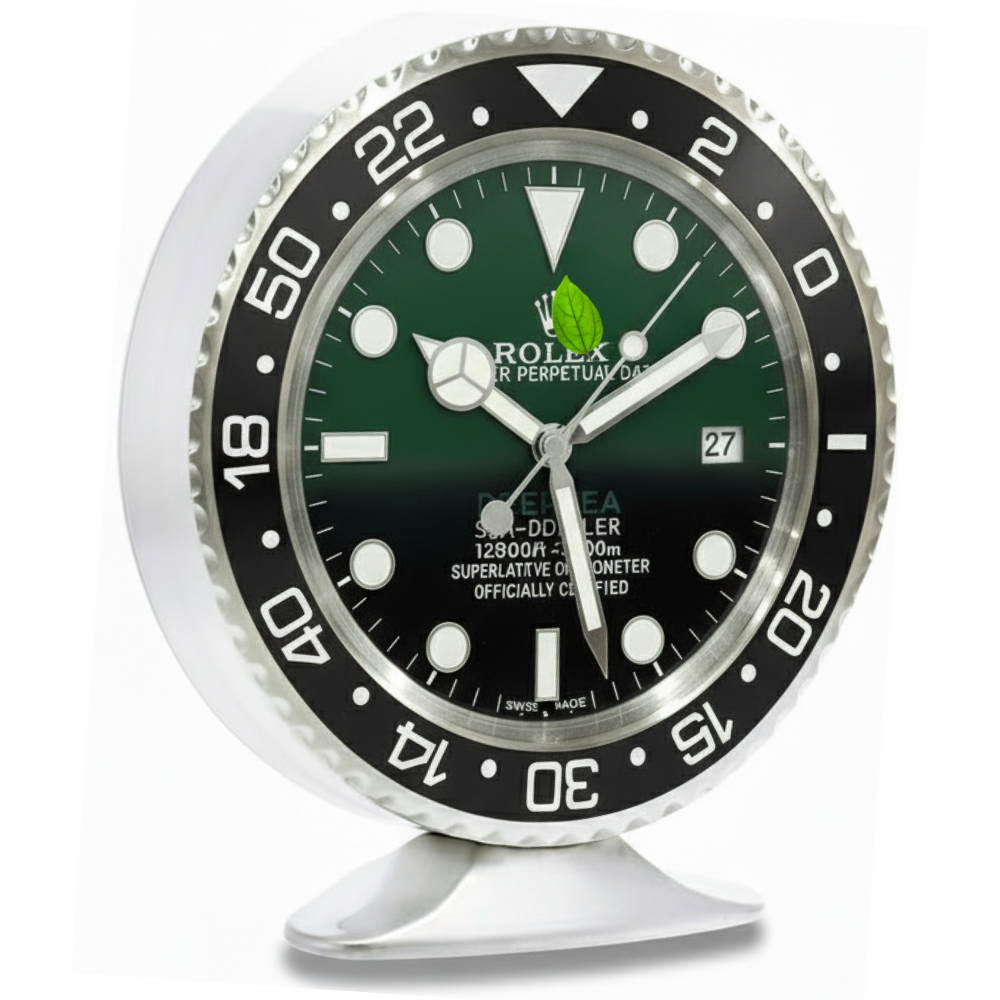Horloge de bureau Sea-Dweller Deepsea 'D-Green' en acier