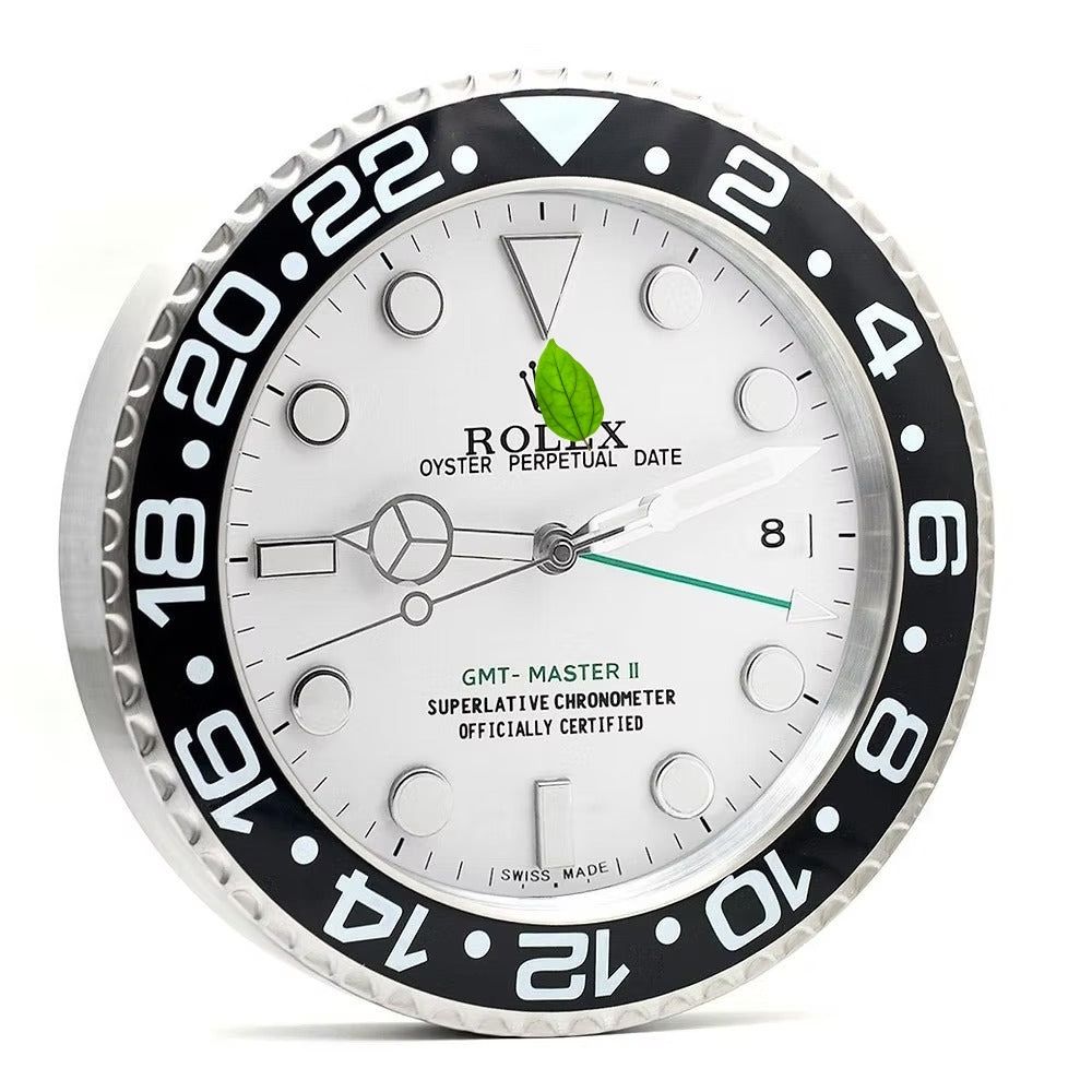 Stile orologio GMT Master, bianco e nero