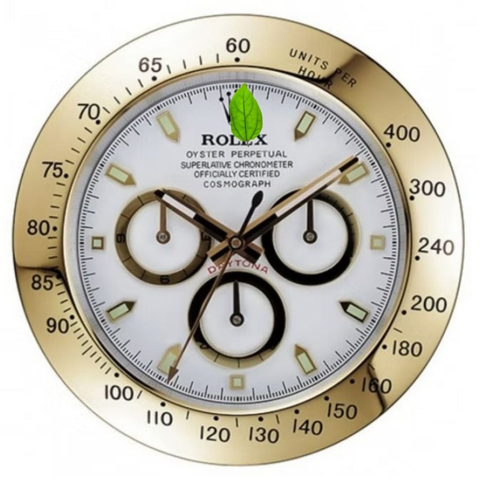 Stile Daytona, oro e bianco