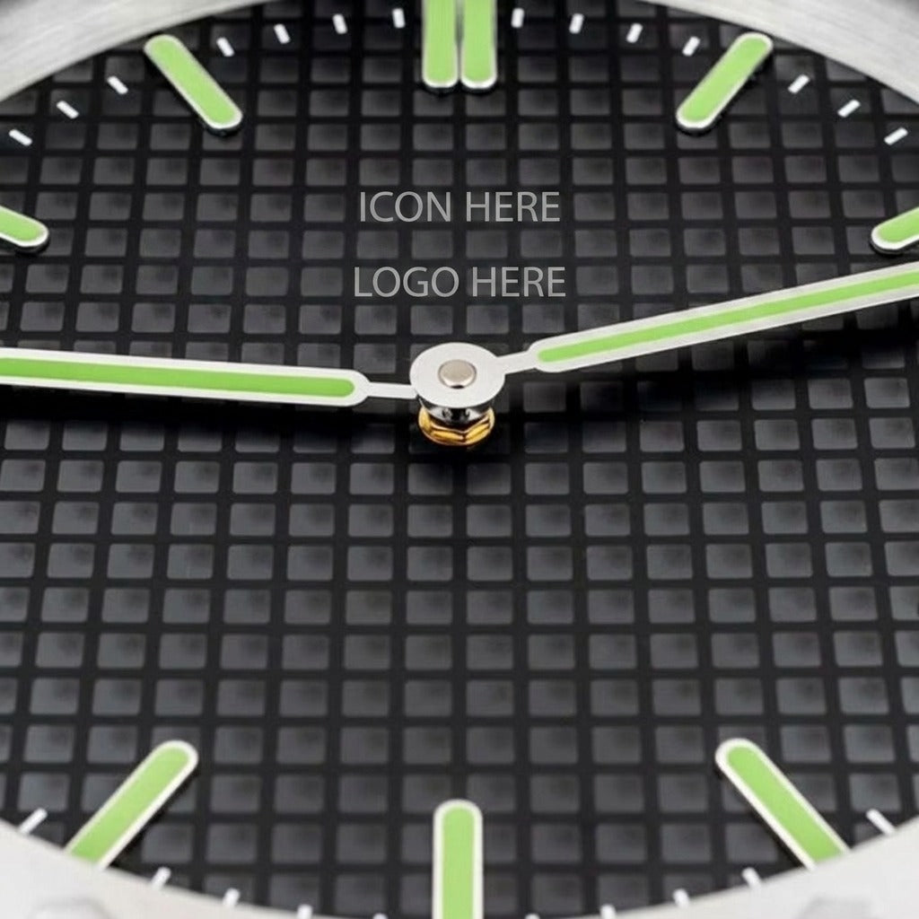 AP Royal Oak Steel and Black, Luminous Dial