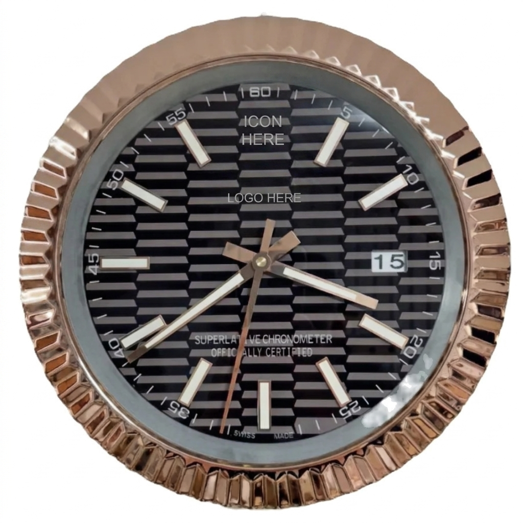 D-JUST FLUTED ROSE GOLD MOTIF