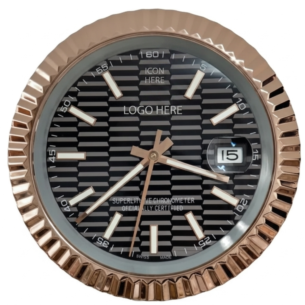 D-JUST FLUTED ROSE GOLD MOTIF