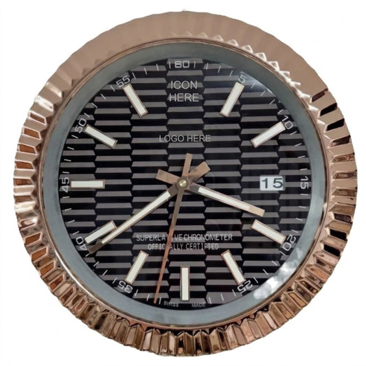 D-JUST FLUTED ROSE GOLD MOTIF