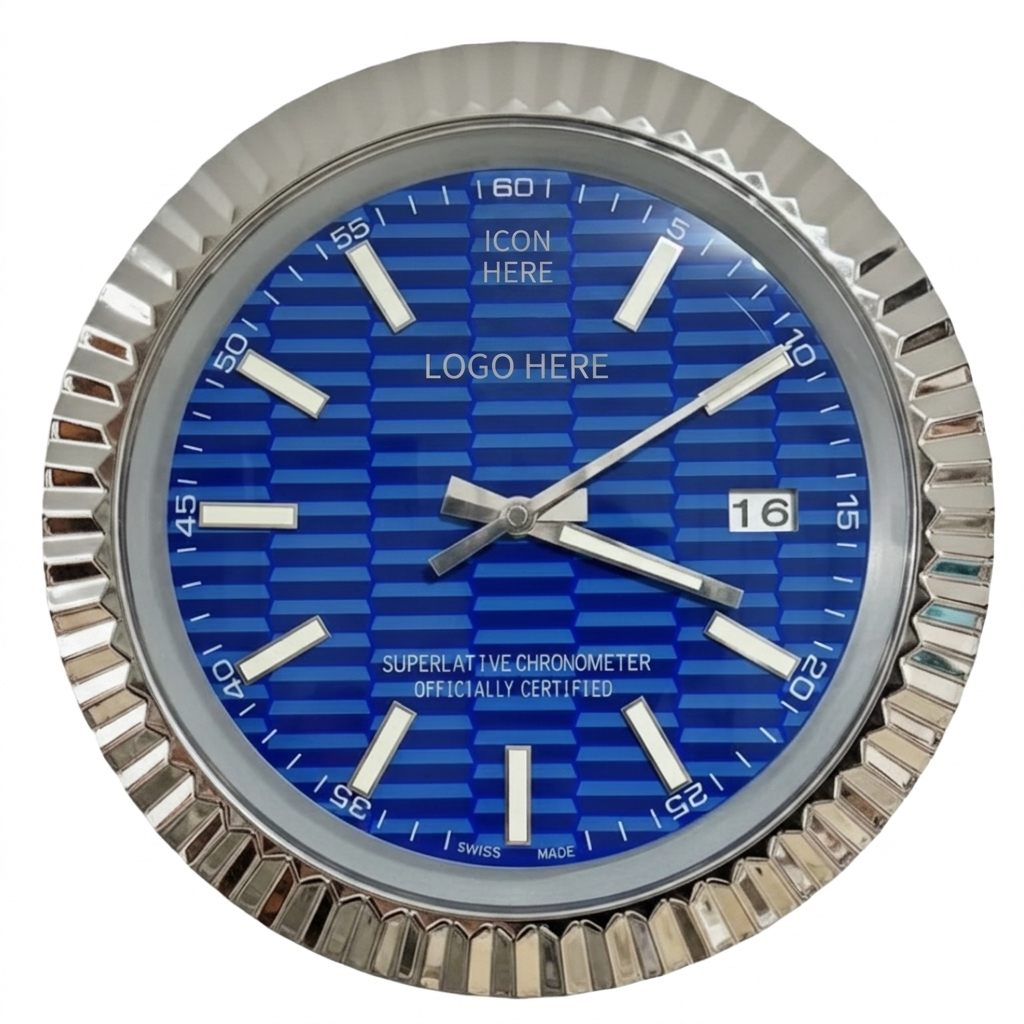 D-JUST FLUTED STEEL MOTIF DIAL BLUE