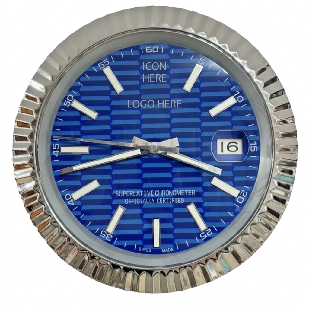 D-JUST FLUTED STEEL MOTIF DIAL BLUE