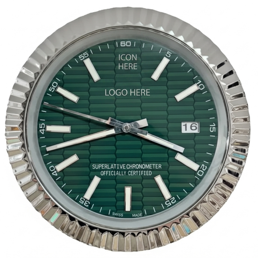 D-JUST FLUTED STEEL MOTIF DIAL GREEN