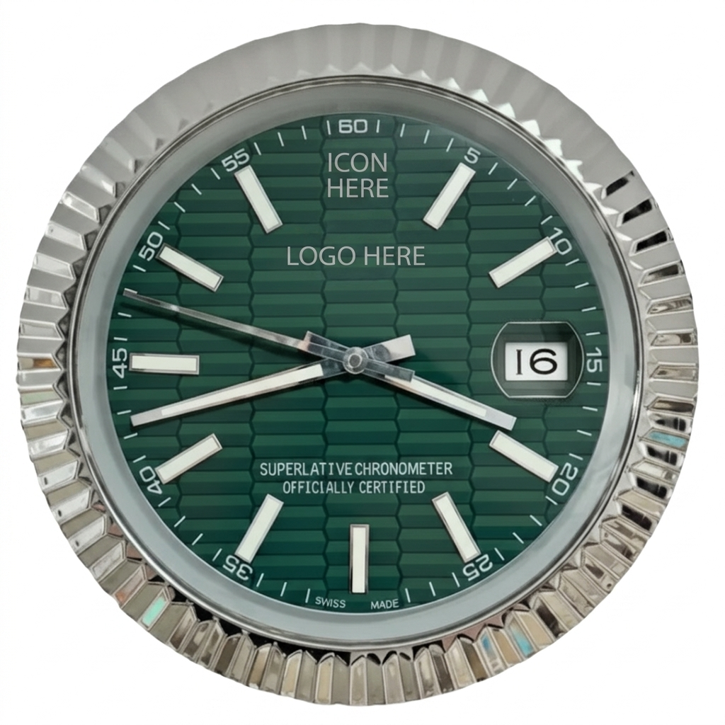 D-JUST FLUTED STEEL MOTIF DIAL GREEN