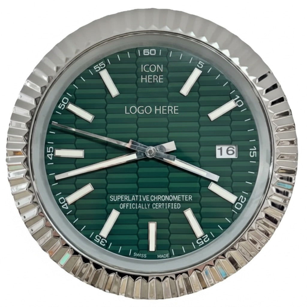 D-JUST FLUTED STEEL MOTIF DIAL GREEN