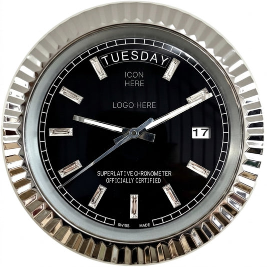 D-DATE CLASSIC SILVER & BLACK