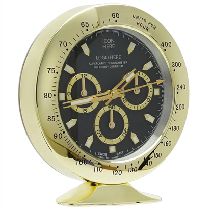 Daytona Gold, Black Dial | Desk Clock