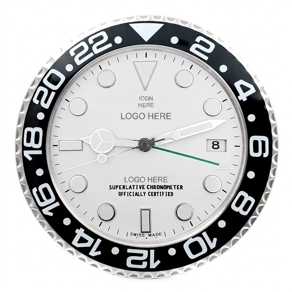 GMT-M Clock Style, Black & White