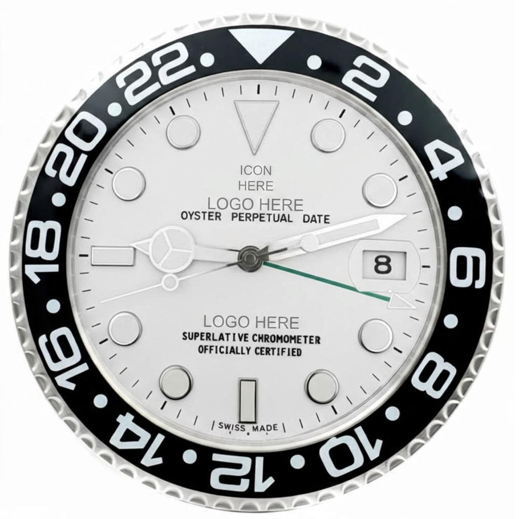 GMT-M Clock Style, Black & White