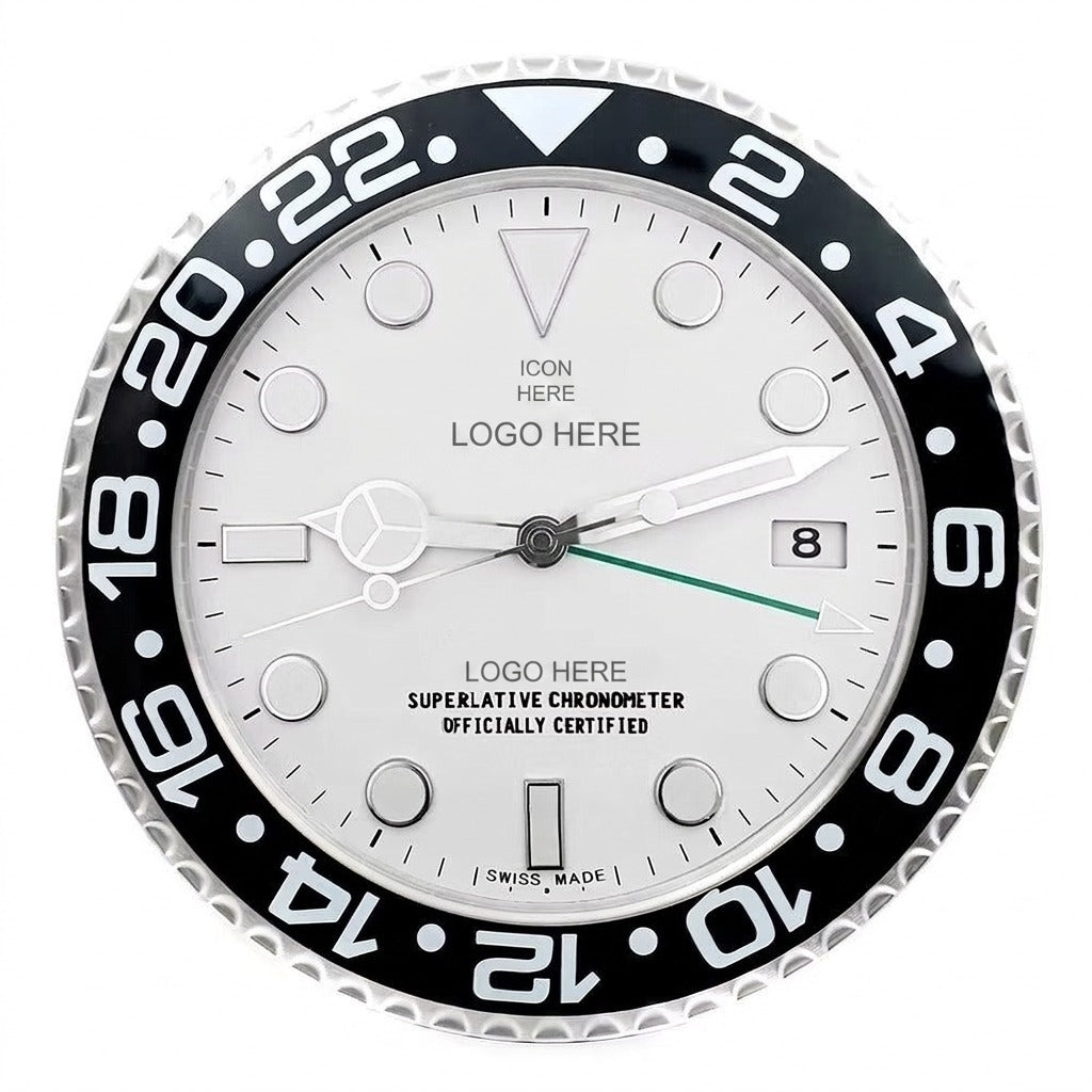 GMT-M Clock Style, Black & White