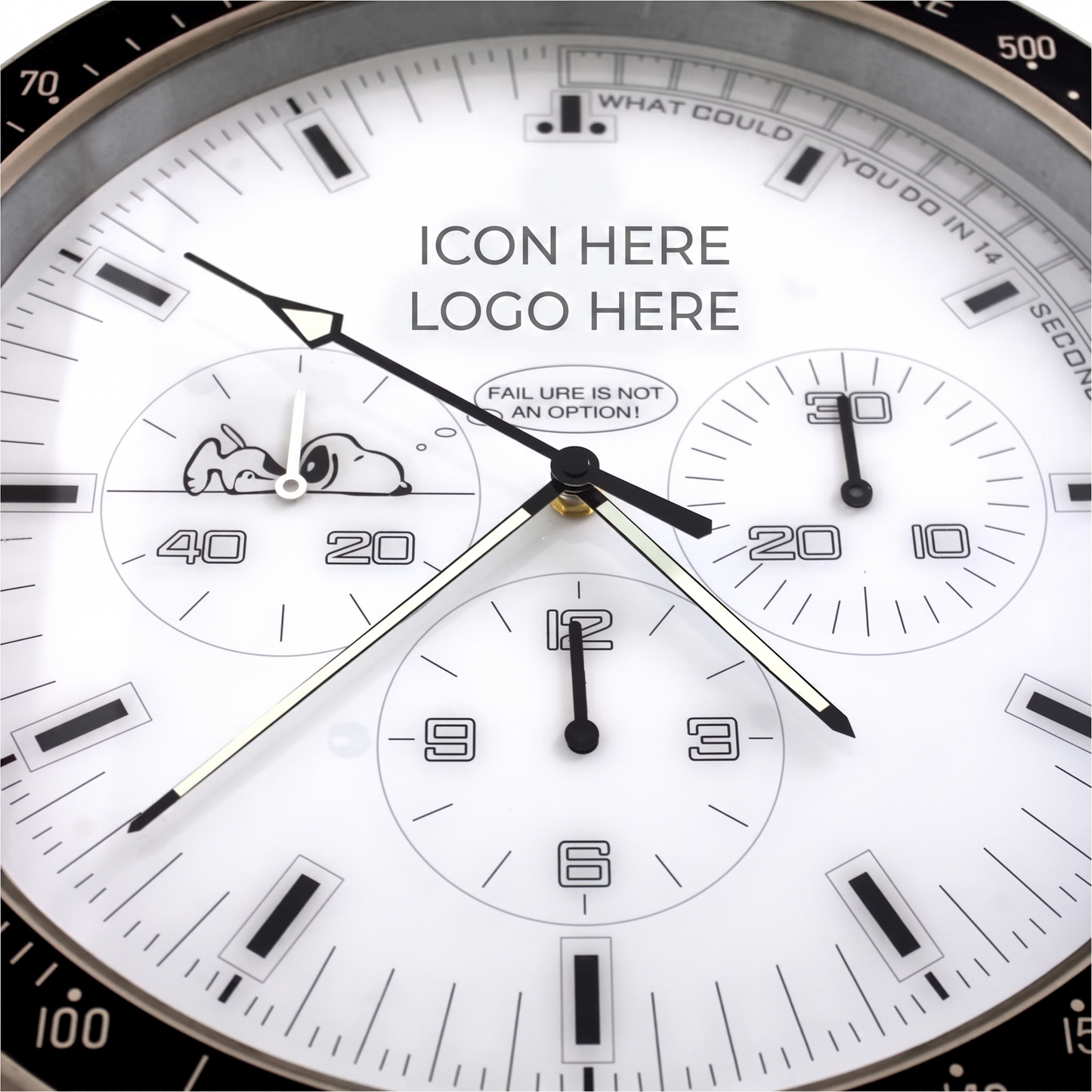 Snoopy Speedmaster Black and White
