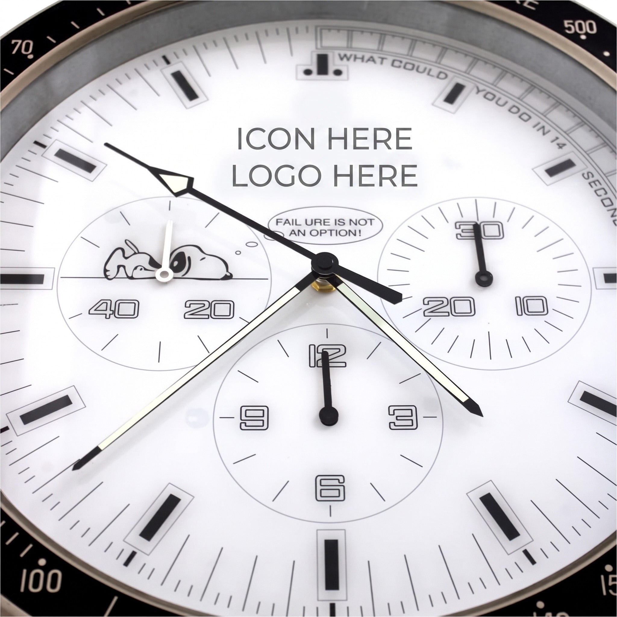 Snoopy Speedmaster Black and White