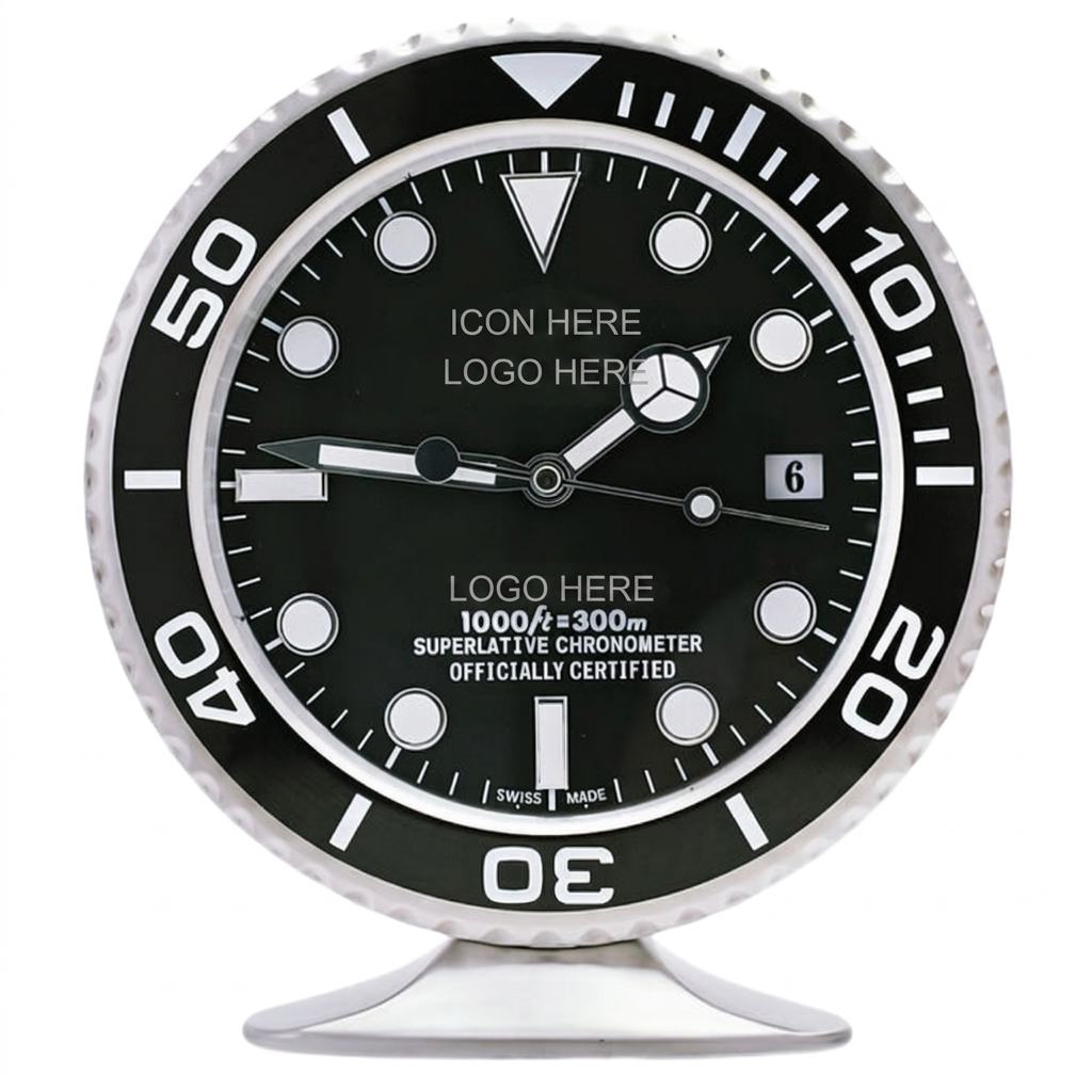 SUB-MAR Classic Black | Desk Clock