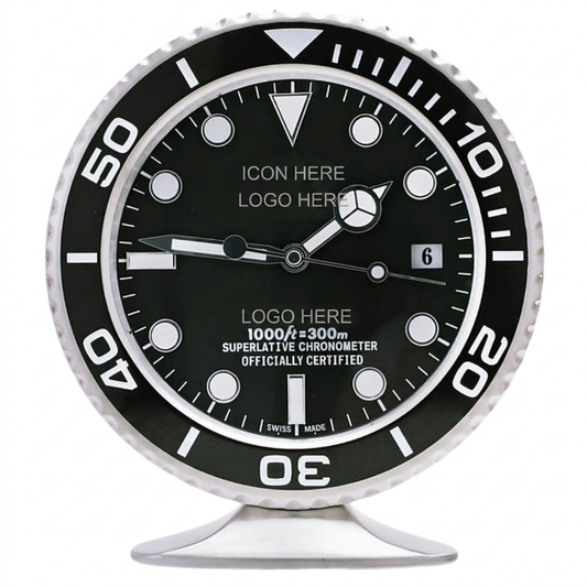 SUB-MAR Classic Black | Desk Clock