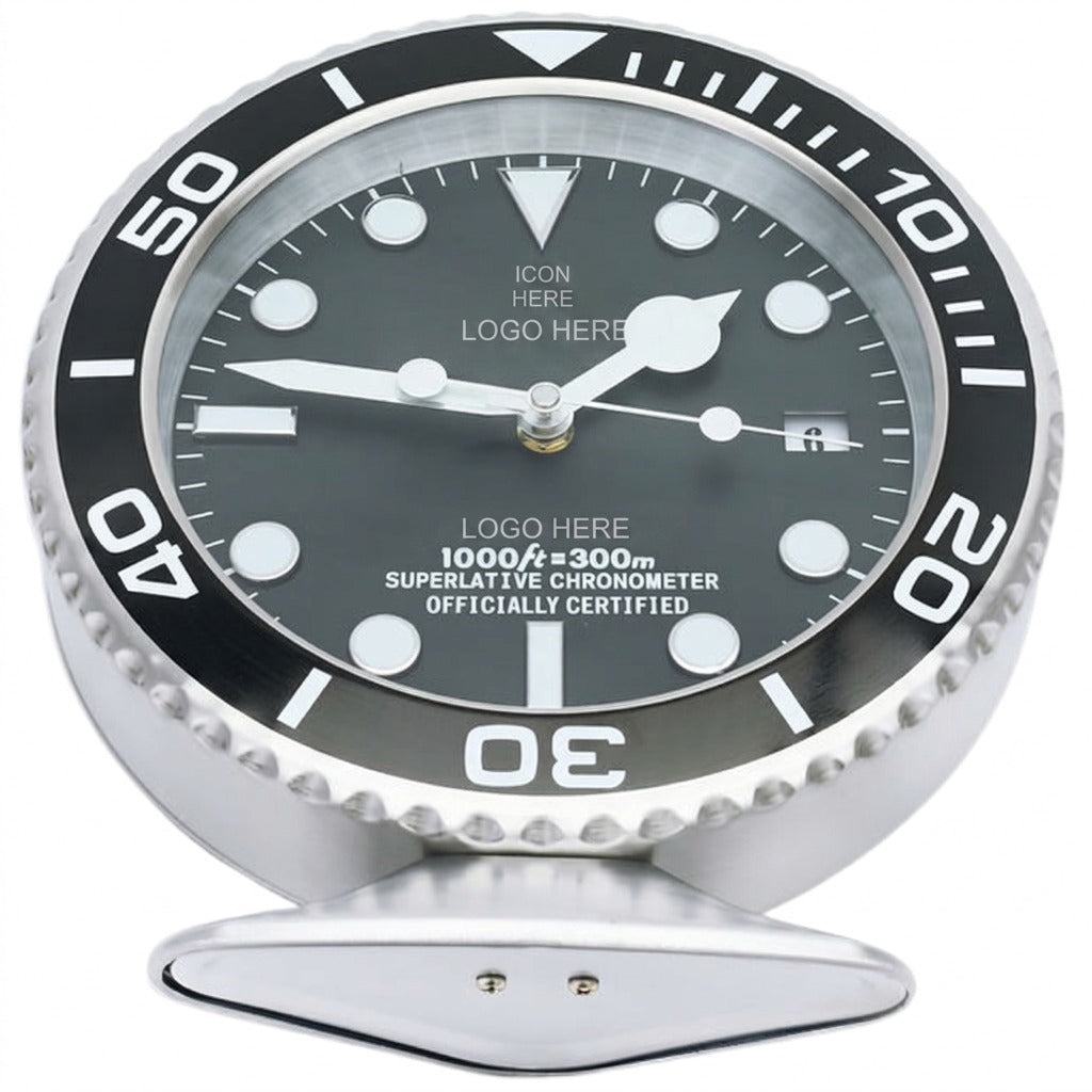 SUB-MAR Classic Black | Desk Clock